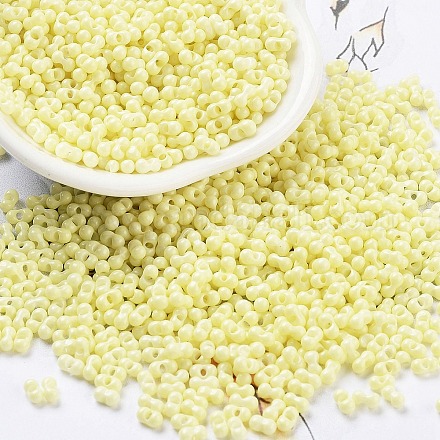 Выпечка краска стеклянные бусины SEED-A033-05E-1