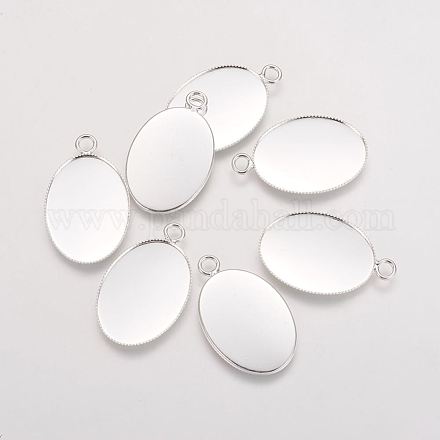 Сеттинги для кулона (кабошонов) KK-H068-S-FF-1