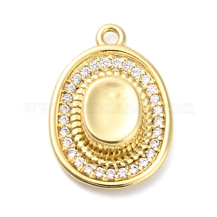 Латунные микро проложить кубического циркония подвески KK-L229-030G-1