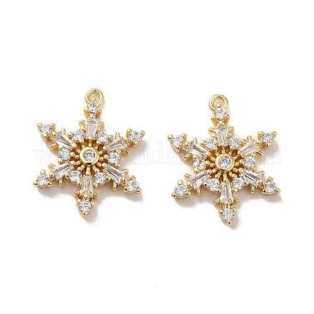 Латунные микро проложить кубического циркония подвески KK-H455-34G-1