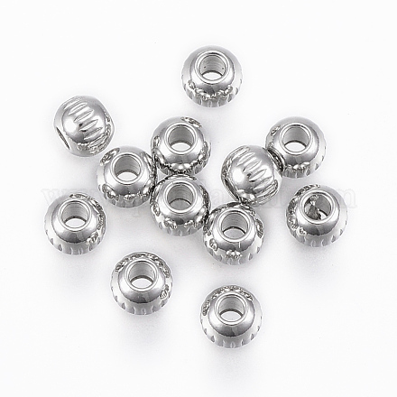 Бусины из нержавеющей стали 201 STAS-G154-35-4mm-1