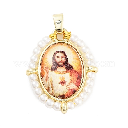 Подвески из латуни с эмалью в стойку X-KK-C056-07G-08-1