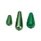 arricraft 78 Pcs Teardrop Imitation Pearl Beads, 3 Sizes Plastic Dark Sea Green Faux Waterdrop Pearl Pendants Charms Beads for DIY Crafts Jewelry Making Accessories Decorations, 10MM,15MM, 18MM
