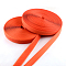 Adhesive Hook and Loop Tapes, Magic Taps with 50% Nylon and 50% Polyester, Orange Red, 25mm