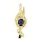 Brass Micro Pave Cubic Zirconia Pendants, Bird, Lead Free & Cadmium Free, Long-Lasting Plated, Rack Plating, Real 18K Gold Plated, 33.5x11.5x7mm, Hole: 4.5x2.5mm