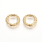 304 Stainless Steel Spring Gate Rings, O Rings, Ion Plating (IP), Golden, 18x3.5mm, Inner Diameter: 12mm