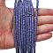 Dyed Synthetic Turquoise Beads Strands, Flat Round/Disc, Frosted, Heishi Beads, Dark Slate Blue, 4x2~2.5mm, Hole: 0.8~0.9mm, about 161~164pcs/strand, 14.96''~15.12''(38~38.4cm)