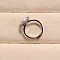 Flower Brass Micro Pave Clear Cubic Zirconia with Natural Freshwater Pearl Finger Ring, Real 14K Gold Plated, Inner Diameter: 15.2~19mm