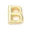 Rack Plating Brass Pendants, Balloon Letter Charm, for Personalized Name Necklaces Making, Long-Lasting Plated, Lead Free & Cadmium Free, Real 18K Gold Plated, Letter B, 21.5x17.5x5mm, hole: 2.5x1.5mm