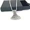Stainless Steel Nordic Viking Knot Axe Pendant Necklaces for Men, Stainless Steel Color