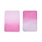 Two Tone Rectangle Plastic Zip Lock Gift Bags, Resealable Bags, Hot Pink, 18x12x0.014cm, Unilateral Thickness: 2.5 Mil(0.065mm)
