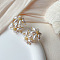 Sweet Shell Pearl Daisy Stud Earrings, Elegant Style Fashion Jewelry
