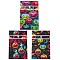 50Pcs Rectangle Halloween Candy Plastic Bags, Pumpkin Printed Candy Drawstring Bags, Mixed Color, 23.2x14.9x0.05cm