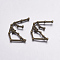 Alloy Cabochons, Constellation/Zodiac Sign, Antique Bronze, Aquarius, 18x20x3mm