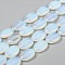 Opalite Beads Strands, Oval, 25x18x8mm, Hole: 1.5mm, about 16pcs/strand, 15.75 inch(40cm)