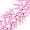Opaque Acrylic Imitation Coral Beads Strands, Nuggets, Pearl Pink, 46~48x34~35x7~8mm, Hole: 1.4mm, about 50pcs/strand, 18.50''(47cm)