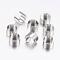 Brass Ear Cuff Findings, Lead Free and Cadmium Free, Platinum, 9.5x10x6mm, Hole: 1mm