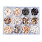 Sea Shell Pendants, Mixed Color, 10~40x7~21x5~17mm, Hole: 0.8mm, about 27~39g/bottle, 12bottle/box