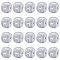 20Pcs Grey Cube Letter Silicone Beads 12x12x12mm Square Dice Alphabet Beads with 2mm Hole Spacer Loose Letter Beads for Bracelet Necklace Jewelry Making, Letter.H, 12mm, Hole: 2mm