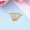 Brass Ball Head Pins, Nickel Free, Long-Lasting Plated, Real 18K Gold Plated, 20x0.6mm, Head: 2mm
