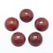 Natural Red Jasper Cabochons, Half Round, 4x2~2.5mm