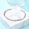 Brass Open Cuff Bangles for Women, with Enamel, Long-Lasting Plated, Dark Orange, Inner Diameter: 2-1/8x2-1/8 inch(5.3x5.5cm)