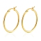 304 Stainless Steel Hoop Earrings, Rings, Golden, 30x2mm