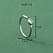 304 Stainless Steel Crystal Rhinestone Flat Round Cuff Hoop Nose Rings, Stainless Steel Color, 13x13mm
