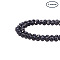 Pandahall Elite 2 Strands 15.5 inch Faceted Natural Black Spinel Round Beads Strands, 2mm, Hole: 0.5mm, about 194~200pcs/strand
