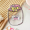 Cartoon Bottle Plastic Zip Lock Bags, Top Seal Reusable Bags for Candy Storage, Pink, 17x13cm, Unilateral Thickness: 5.5 Mil(0.14mm)