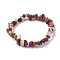 Natural Mookaite Beads Stretch Bracelets, with Korean Elastic Crystal Thread, 2 inch~2-1/8 inch(5.2~5.3cm)