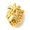 PVD Vacuum Plating 304 Stainless Steel Pendants, Heart Charm, Golden, 24x18x10.5mm, Hole: 3.5mm