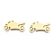 Ion Plating(IP) 201 Stainless Steel Pendants, Laser Cut, Motorbike, Golden, 11x21x1mm, Hole: 1.4mm