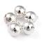 Brass Links, Long-Lasting Plated, with Threaded Hole, Round, 925 Sterling Silver Plated, 12x9mm, Hole: 1.6mm, Inner Diameter: 2mm