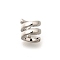 Brass Beads, Long-Lasting Plated, Lead Free & Cadmium Free, Column, Platinum, 5.5x5mm, Hole: 3.5mm