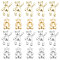 SUNNYCLUE 1 Box 40Pcs 4 Style Bear Charms Teddy Bear Charm Kawaii Lucky Animal Charm Bears Charm for Jewellery Making Charms DIY Bracelet Necklace Earring Gift Decoration Women Adult Craft Supplies