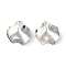 Brass Pendants, Cadmium Free & Nickel Free & Lead Free, Leaf Charms, Real Platinum Plated, 16x15x4mm, Hole: 1.3mm