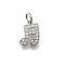 Brass Micro Pave Cubic Zirconia Charms, Musical Note Charms, Lead Free & Cadmium Free, Long-Lasting Plated, Rack Plating, with Jump Ring, Platinum, 10.5x8x1.5mm, Hole: 3mm