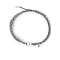 Men's Constellation Stainless Steel Necklace, Cable & Curb Chains Double Layer Necklace, Capricorn, 20.08~31.50 inch(51~80cm)