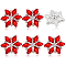 FINGERINSPIRE 6 Pcs Flower Rhinestone Shank Buttons 1