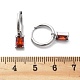 Серьги-кольца из нержавеющей стали 304 с микропаве из кубического циркония STAS-R004-06P-01-5