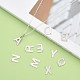 Не тускнеющие подвески-буквы из нержавеющей стали марки 304 X-STAS-O073-01-4