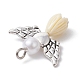 Подвески из искусственного жемчуга PALLOY-JF02566-03-3
