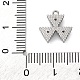 Подвески из нержавеющей стали 304 с кубическим цирконием STAS-R141-04P-01-3
