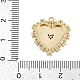 Латунные микро проложить кубического циркония подвески KK-I352-26G-02-3