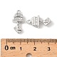 Латунные микро проложить кубического циркония подвески KK-K351-65P-3