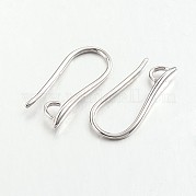 Латунь серьги крючки для серег конструкций KK-M142-02P-NR