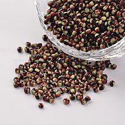 12/0 непрозрачные цвета просачиваться стеклянные бусины SEED-M008-C35