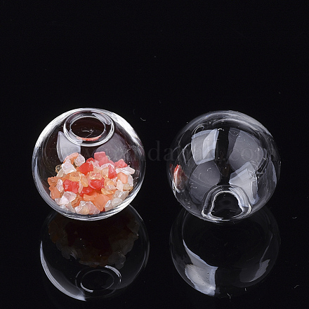 Круглые бутылки из выдувного стекла ручной работы BLOW-R002-18mm-01-1