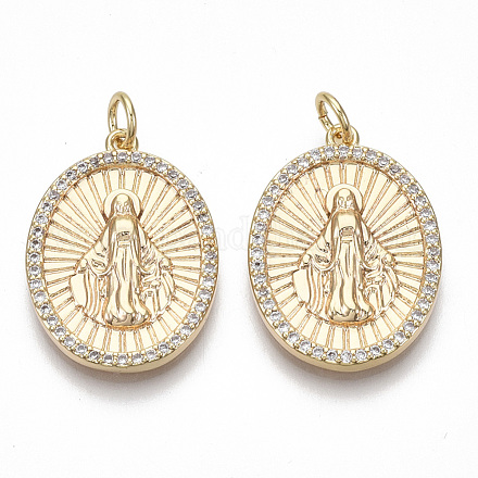 Латунные микро проложить кубического циркония подвески KK-S356-039G-NF-1